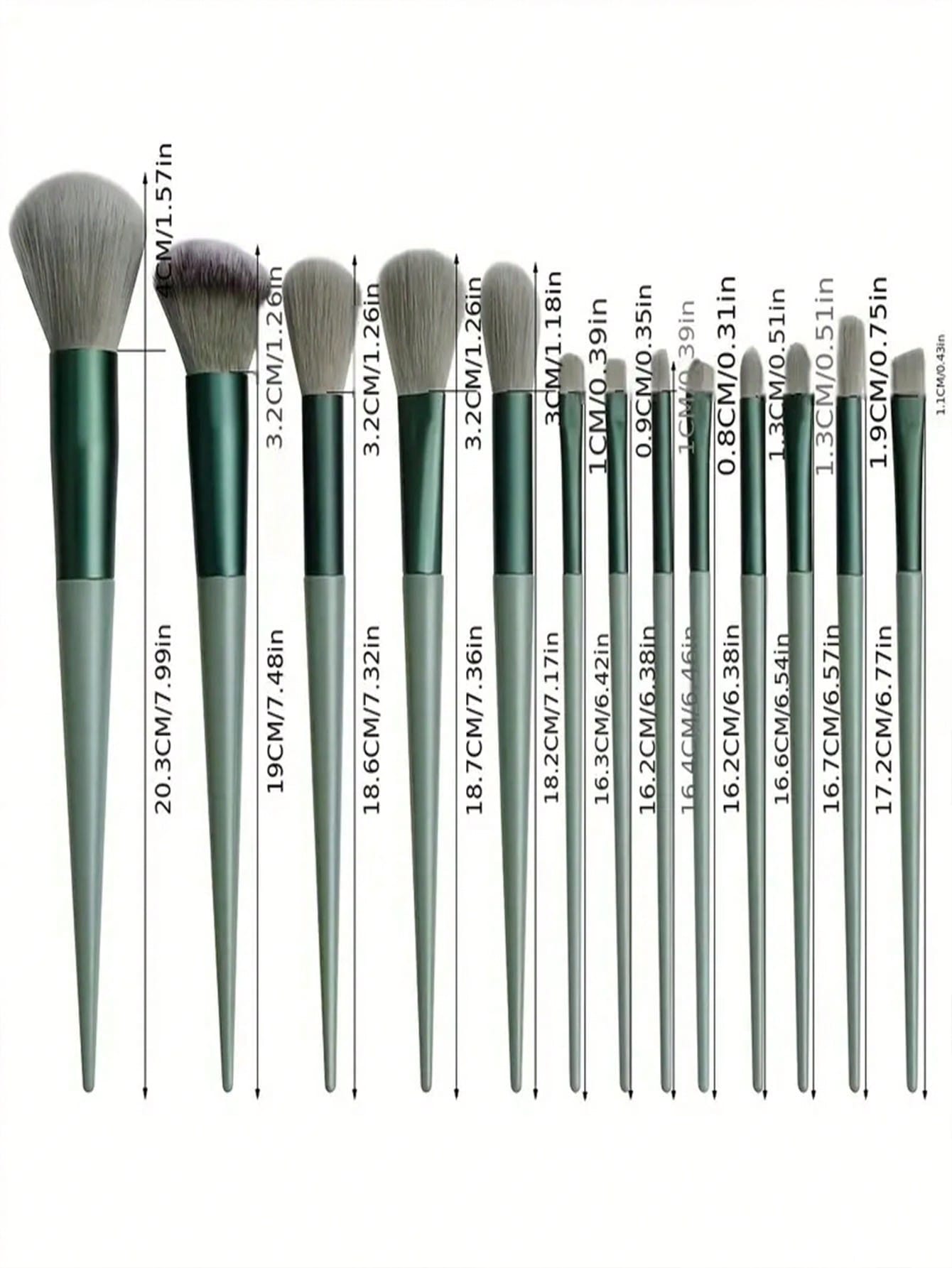 13pcs Makeup brush set 13 makeup brush set plus storage bag Non-shedding eyeshadow brush Soft ultra soft affordable brush Super soft non-shedding Beginner makeup artist 13 set brush Eyeshadow brush Contouring brush Makeup set Eyeshadow brush Soft makeup