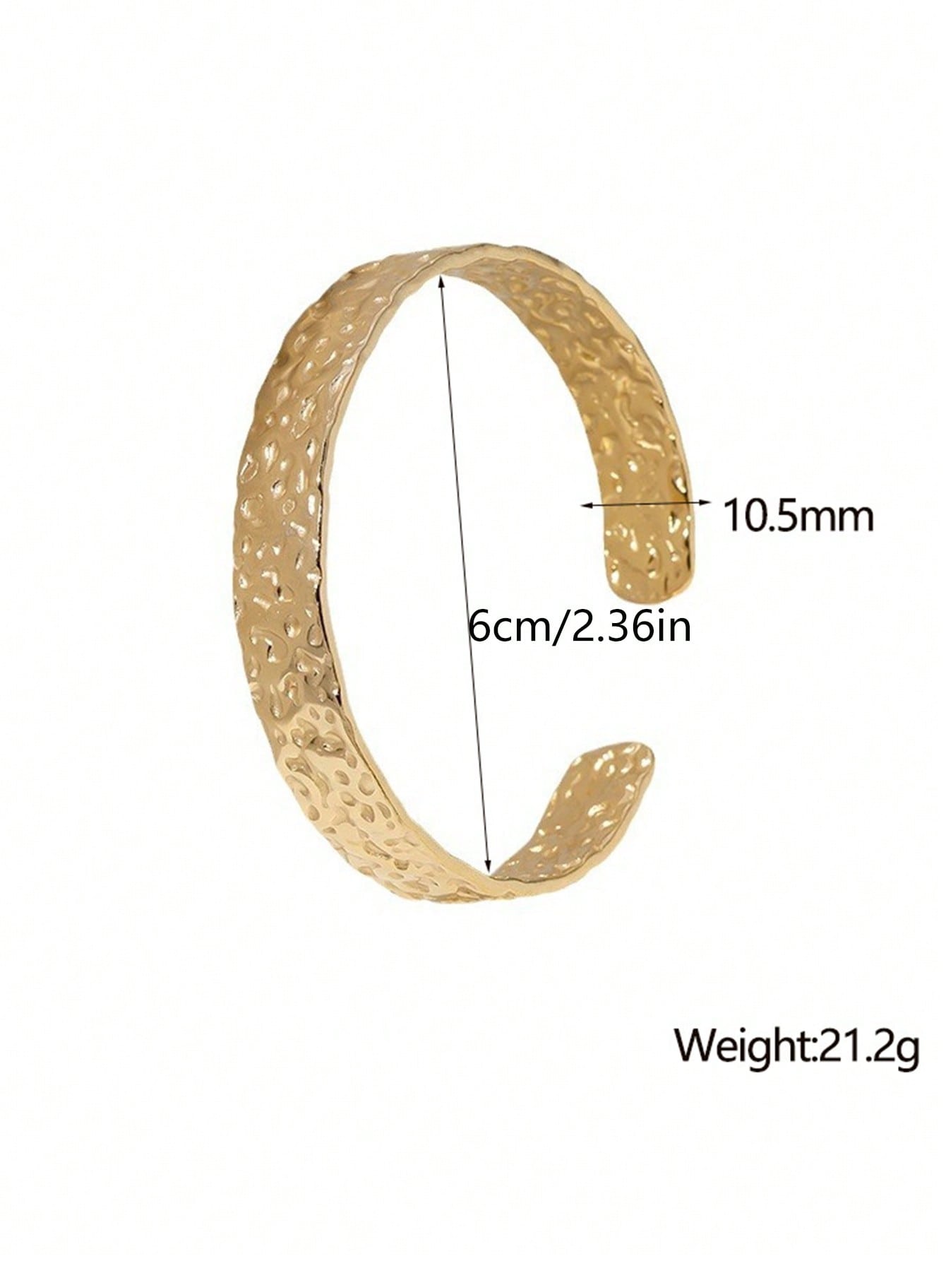 1pc Vintage Geometric Titanium Steel Open Bangle With High-End Feeling, Non-Fading Mother Day Gift