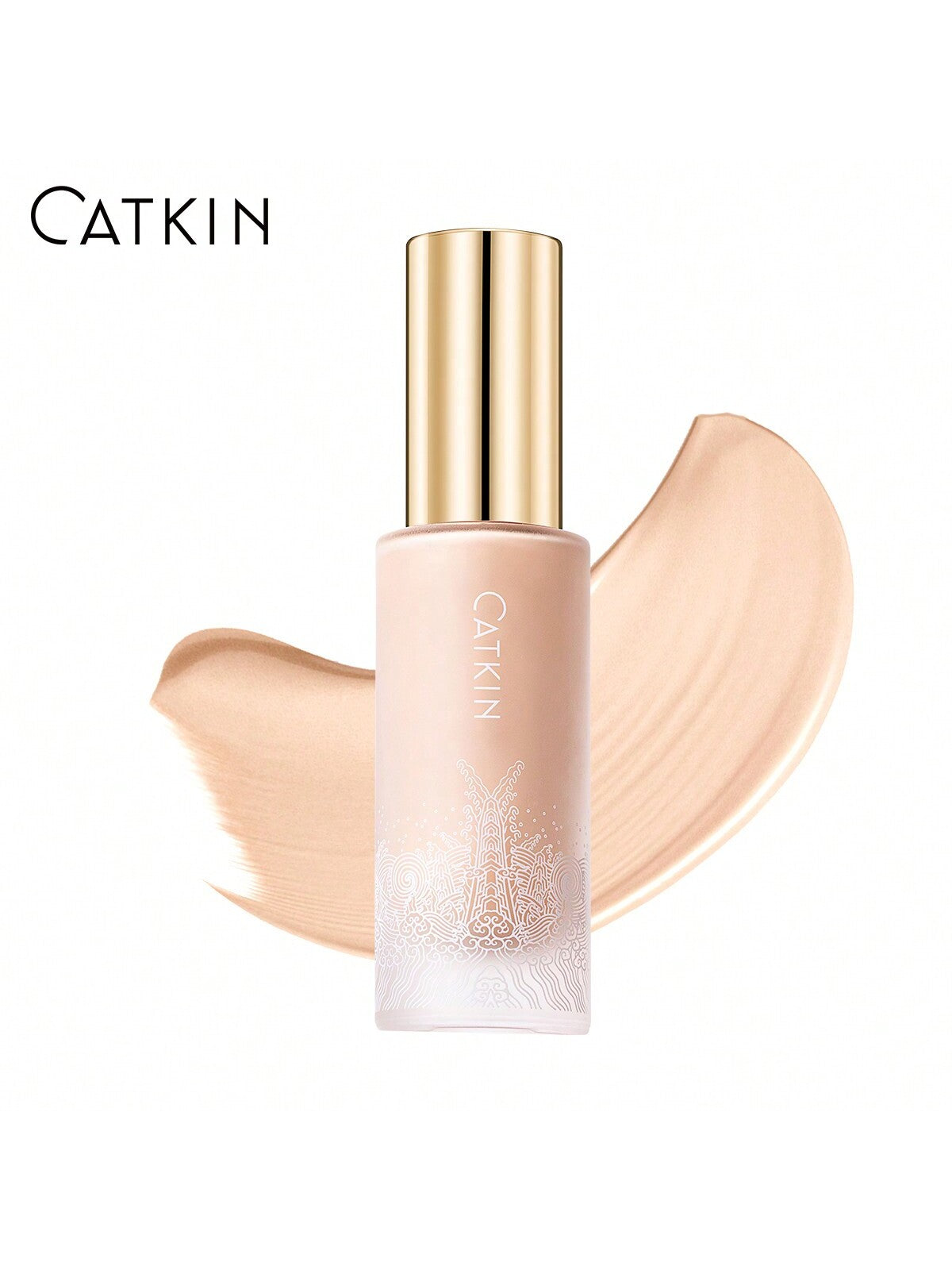 CATKIN Dreamworld Liquid Foundation Lightweight & Medium Coverage, Light Ivory, Long-Lasting & Buildable Foundation 30ml C01 Natural Oil Control