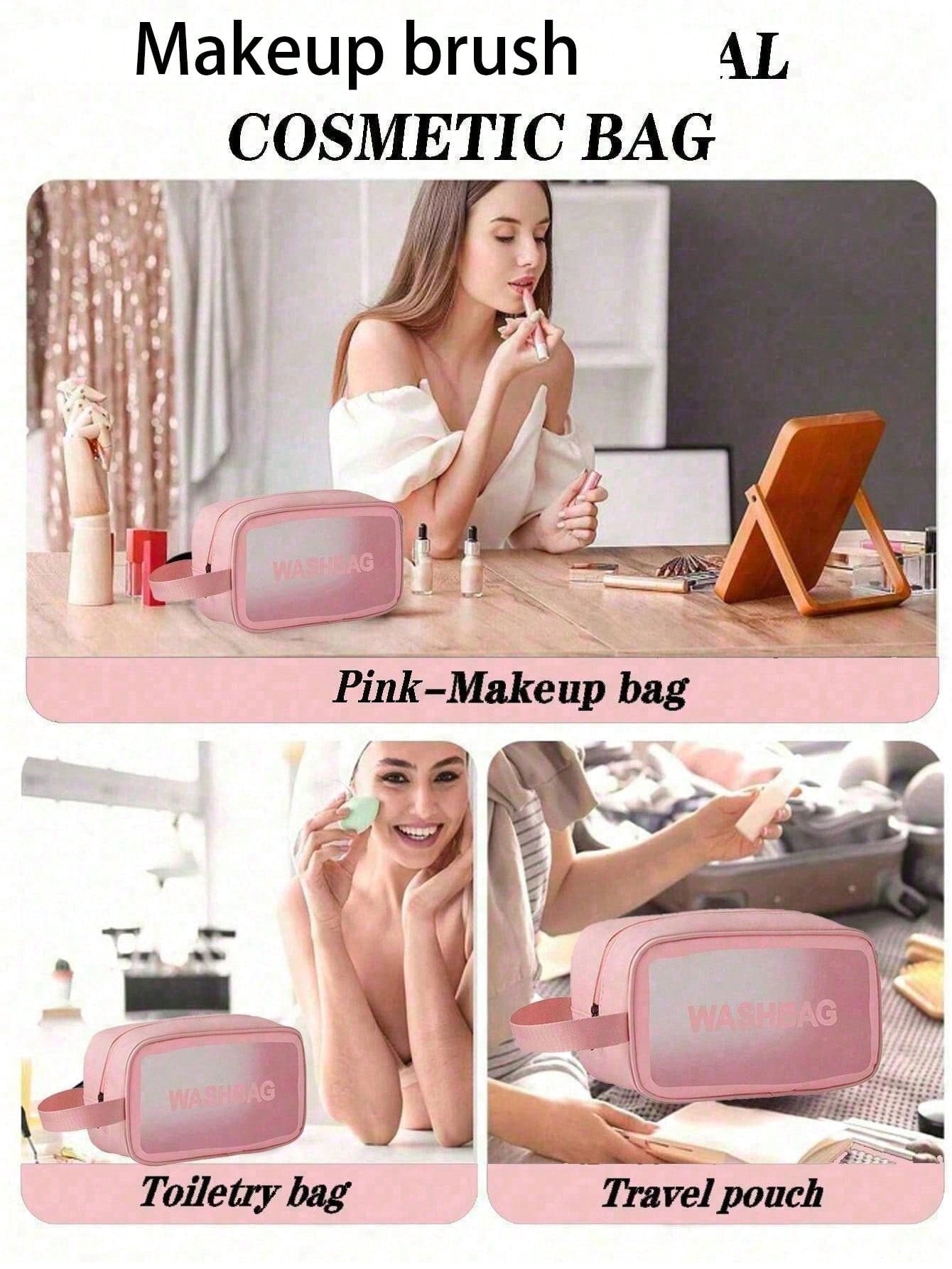 20/29pcs Makeup Brush Set Includes: 1pc Makeup Brush Holder, 20pcs Makeup Brushes, 3pcs Makeup Sponges, 1pc Headband, 2pcs Wristband, 2pcs Makeup Puffs, Makeup Brush Set, Makeup Bag, Portable Makeup Tool Kit, Suitable For Eyeshadow Palette, Liquid Eyesha