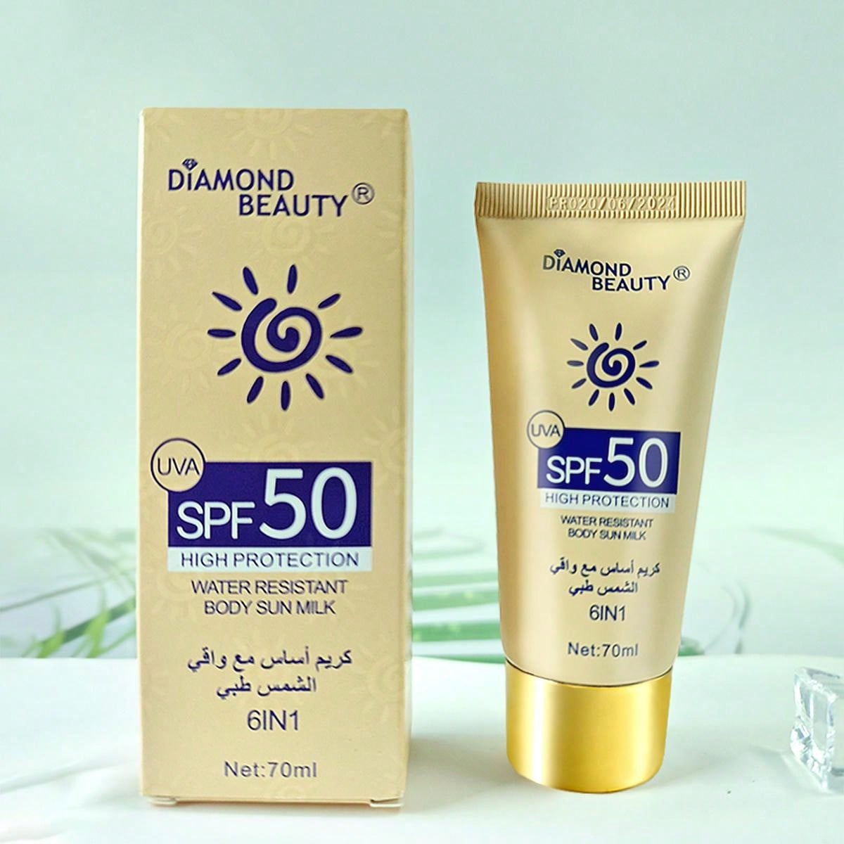 Sunscreen Liquid Foundation High Sun Protection And High Concealment Invisible Pores & Even Skin Tone & Smudge Proof,Fit To The Skin