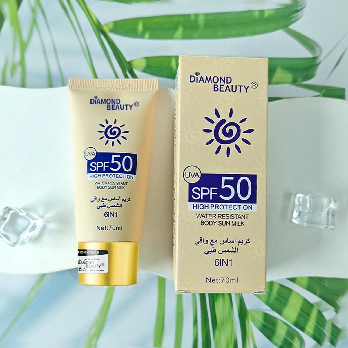 Sunscreen Liquid Foundation High Sun Protection And High Concealment Invisible Pores & Even Skin Tone & Smudge Proof,Fit To The Skin