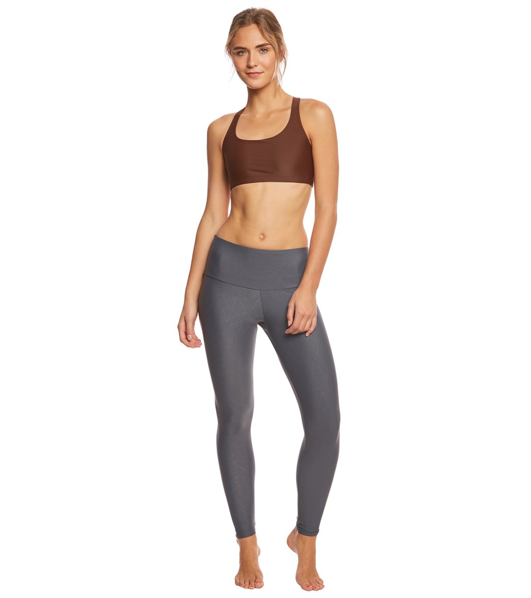 Onzie Chic Yoga Sports Bra Chocolate