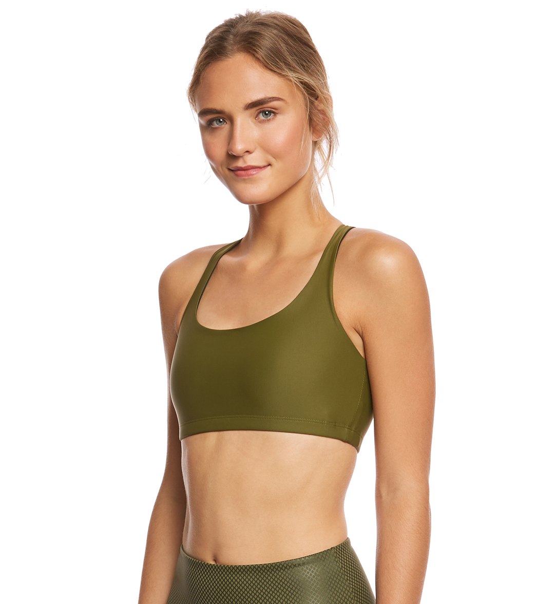 Onzie Chic Yoga Sports Bra Moss