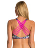 Onzie Chic Yoga Sports Bra Bolivia/Pink Straps