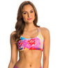 Onzie Chic Yoga Sports Bra Hawaiian Tropic/Watermelon