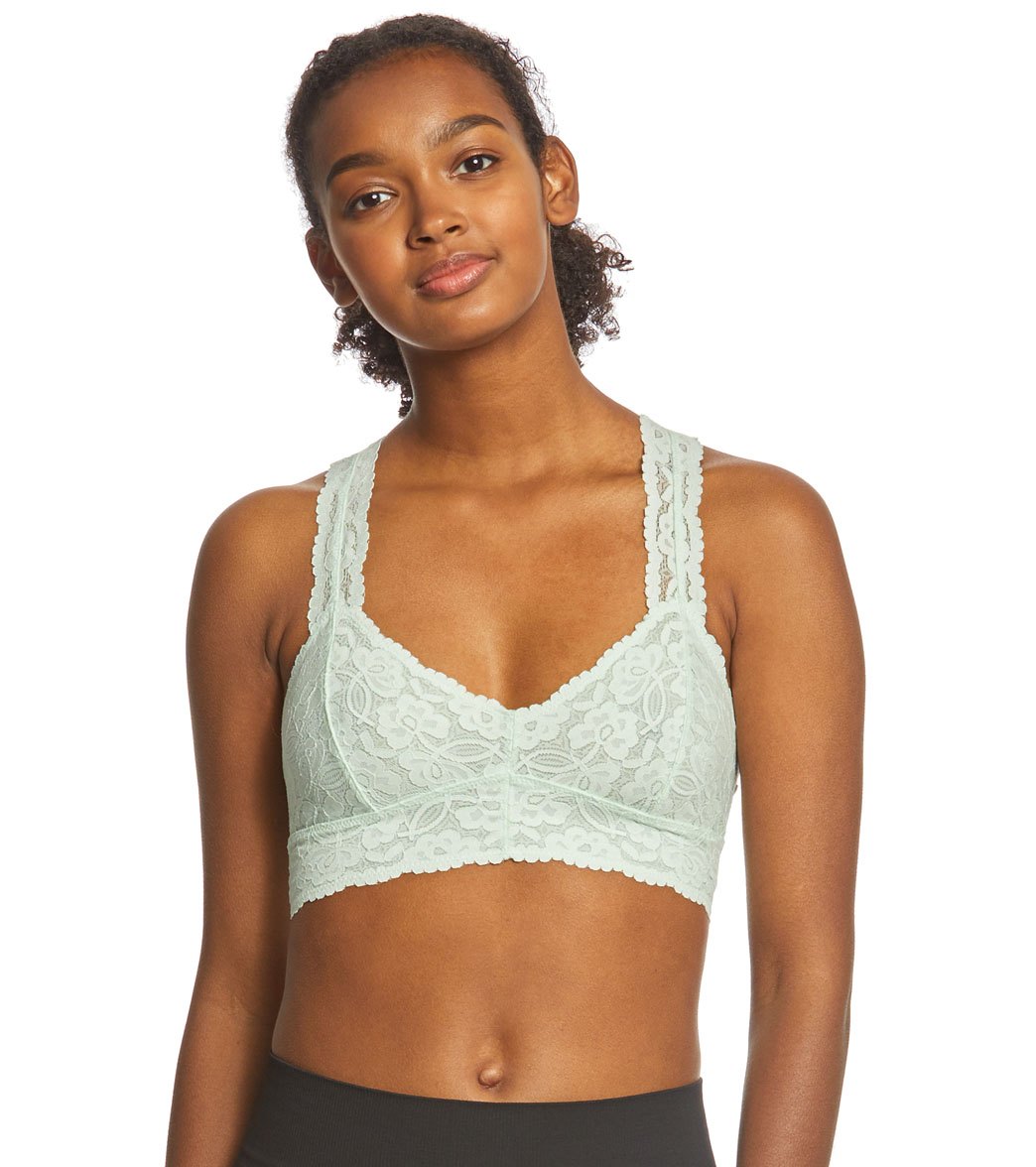 Free People Galloon Lace Racerback Bra Sky