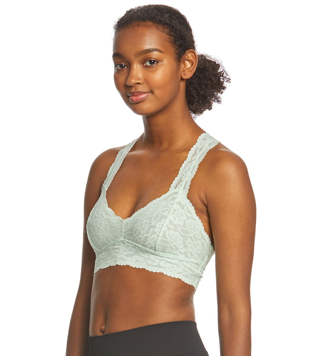 Free People Galloon Lace Racerback Bra Sky