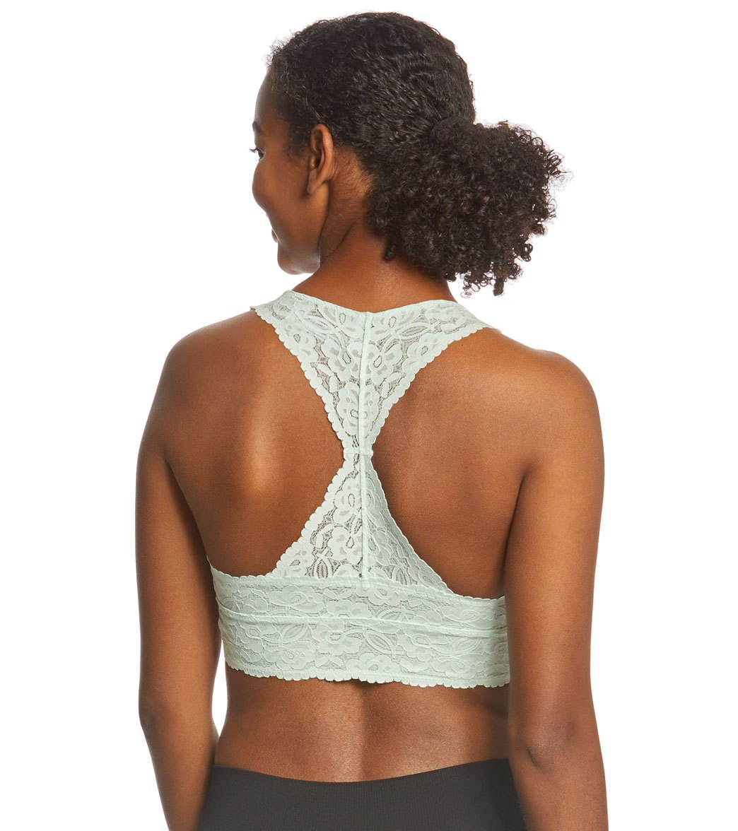 Free People Galloon Lace Racerback Bra Sky