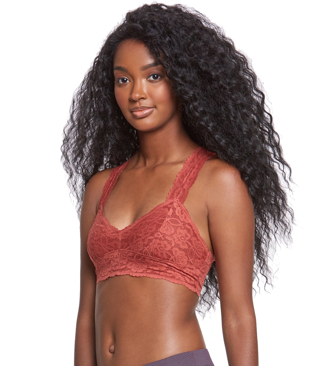 Free People Galloon Lace Racerback Bra Bronze