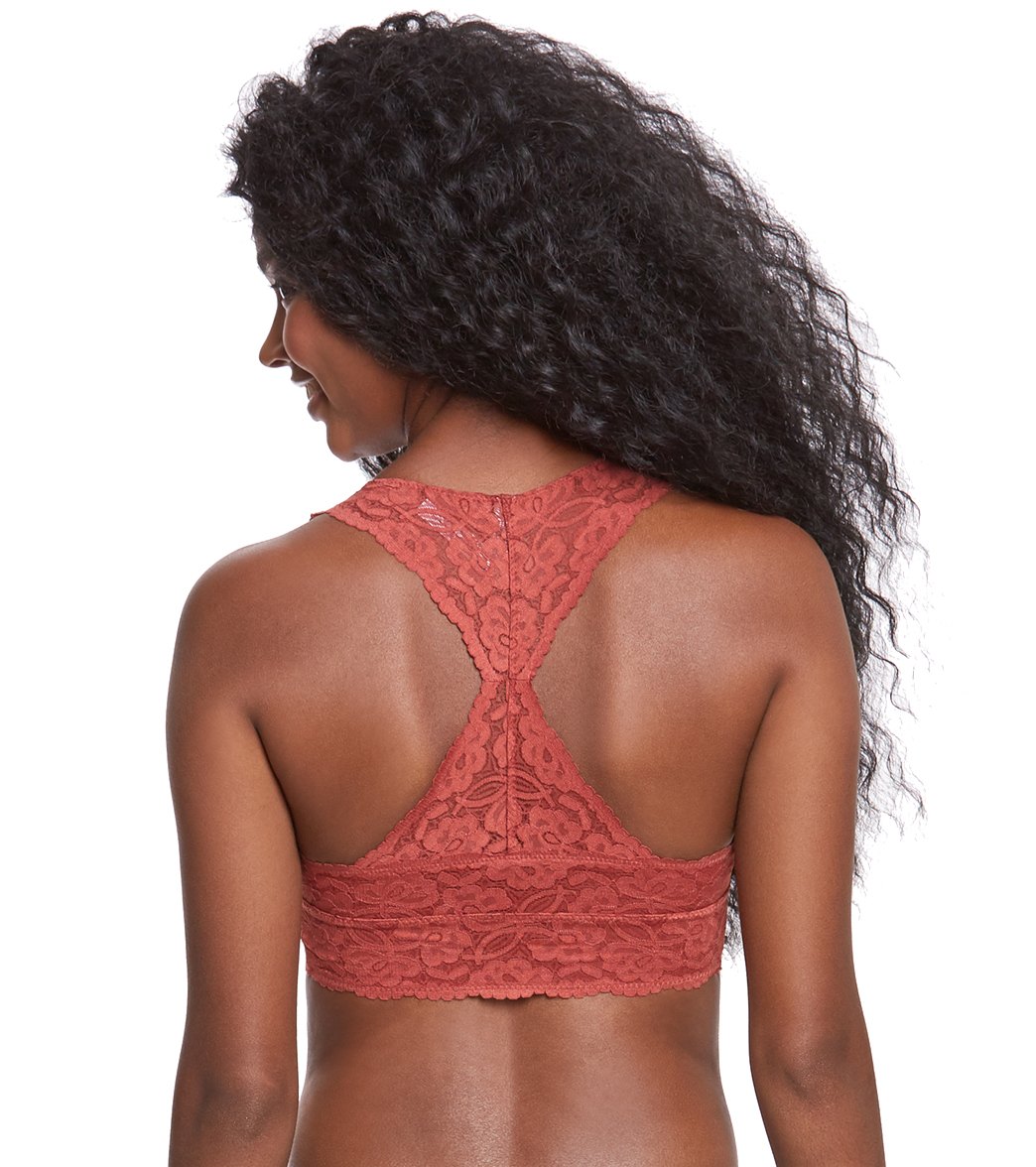 Free People Galloon Lace Racerback Bra Bronze