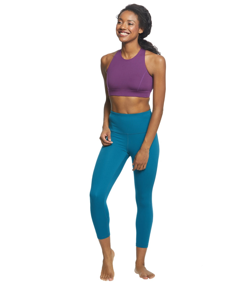 Everyday Yoga Warrior X High Neck Sports Bra Purple