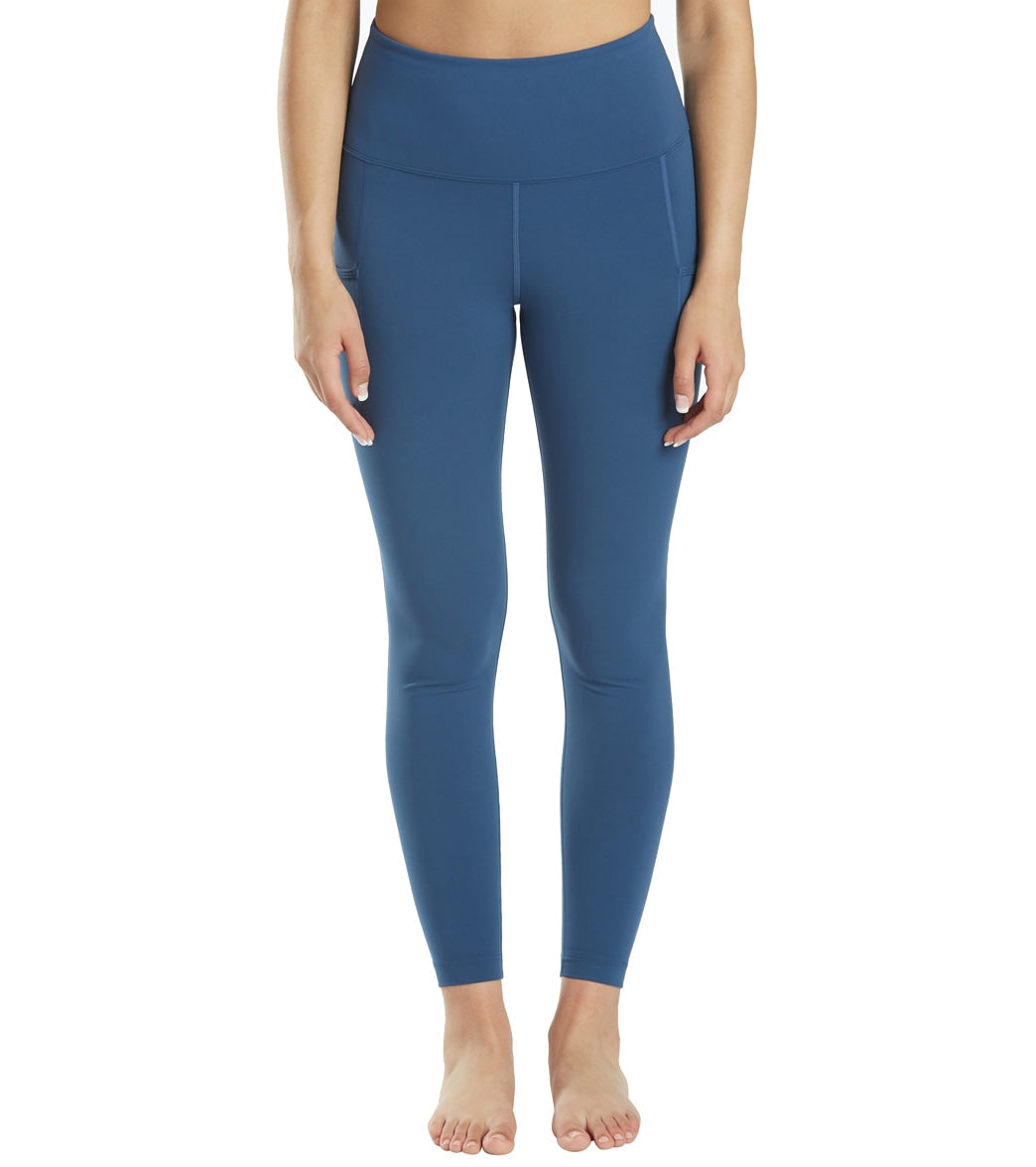 Everyday Yoga High Waisted Go-To Pocket 7/8 Leggings 25" True Navy