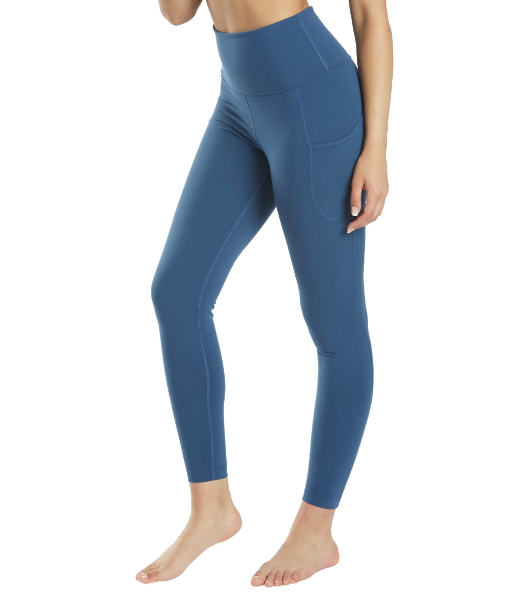 Everyday Yoga High Waisted Go-To Pocket 7/8 Leggings 25" True Navy