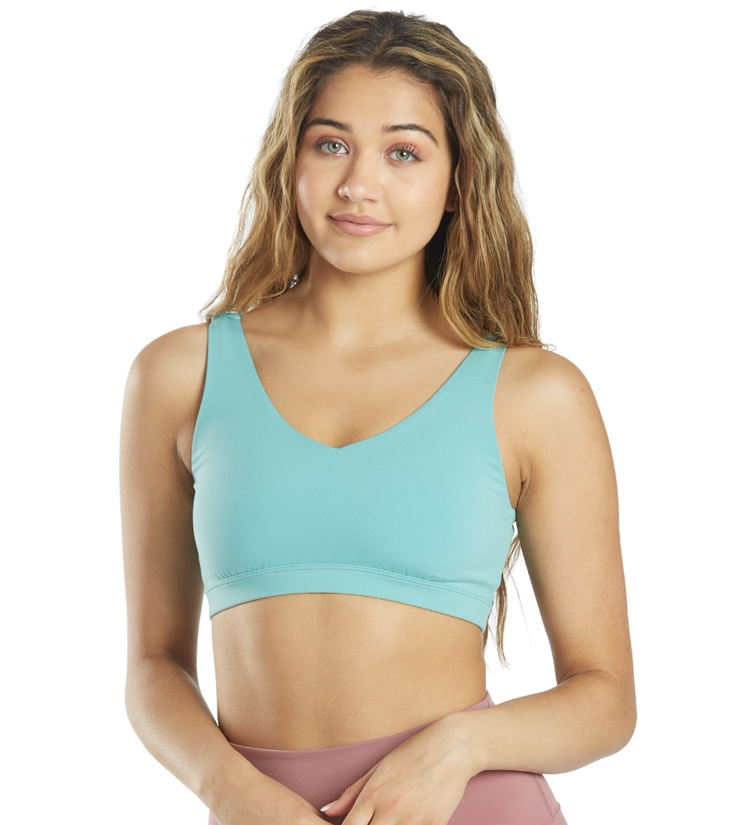 Everyday Yoga Embrace Thick Strap Sports Bra Agate Green