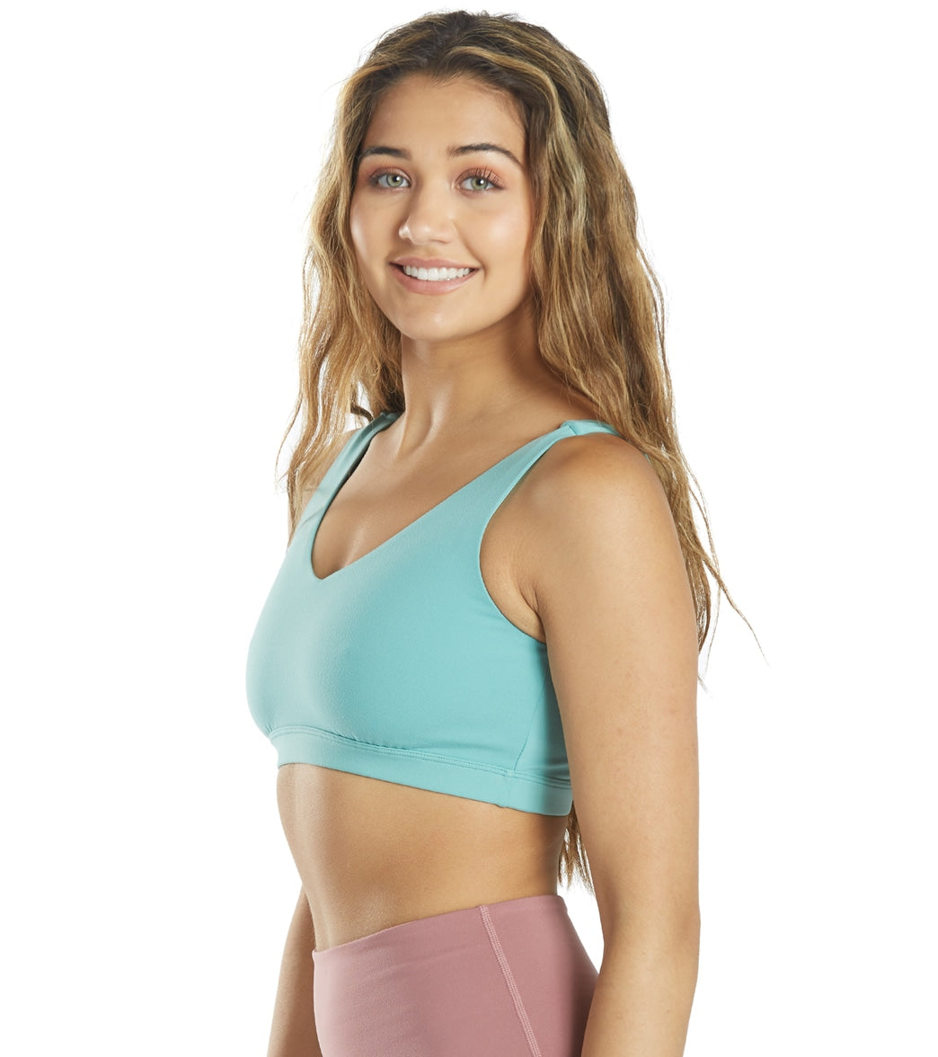 Everyday Yoga Embrace Thick Strap Sports Bra Agate Green