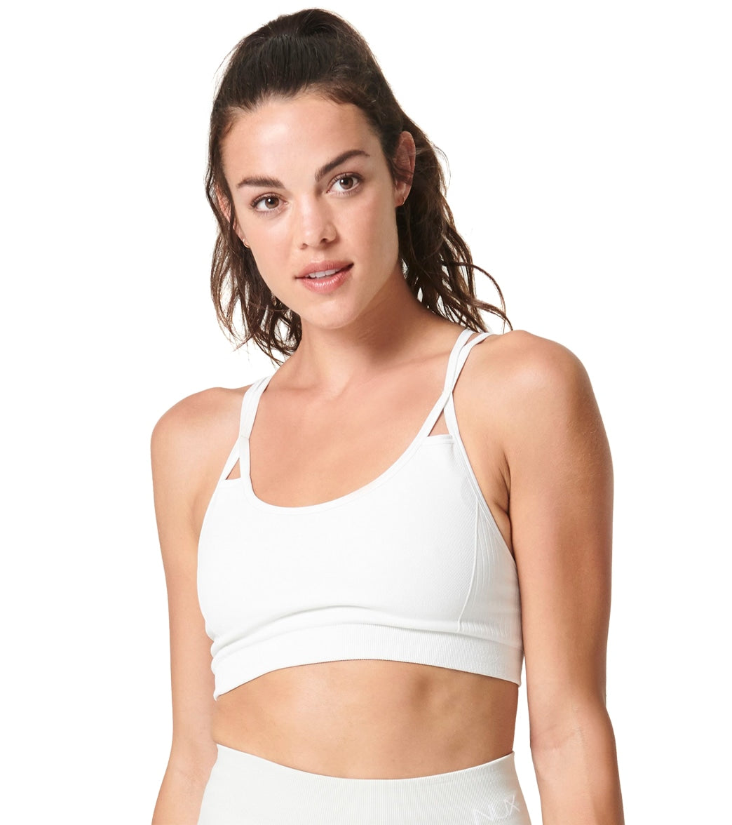 NUX Levitate Seamless Yoga Sports Bra Coconut