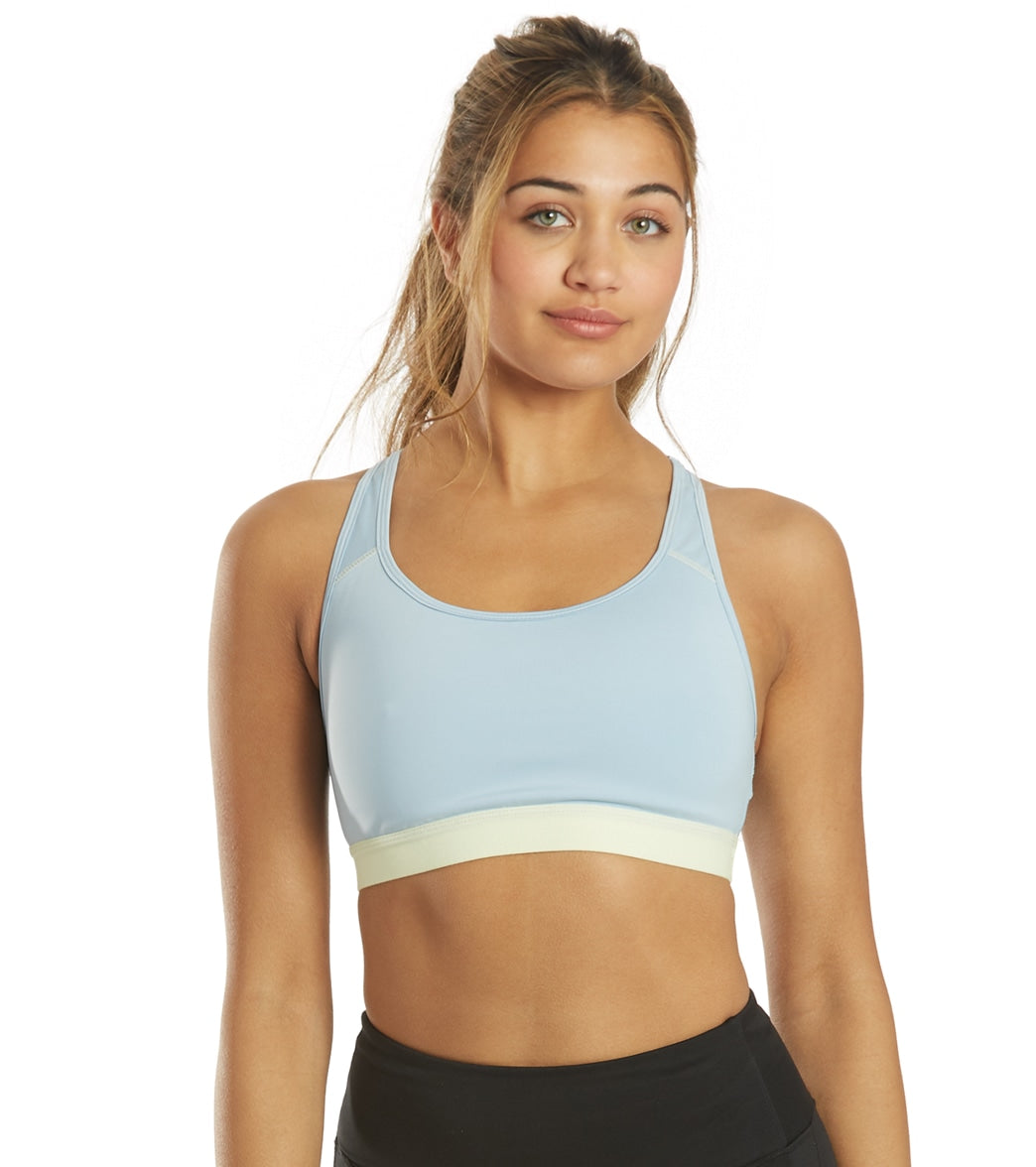 Free People Move Me Yoga Sports Bra Aurora Blue