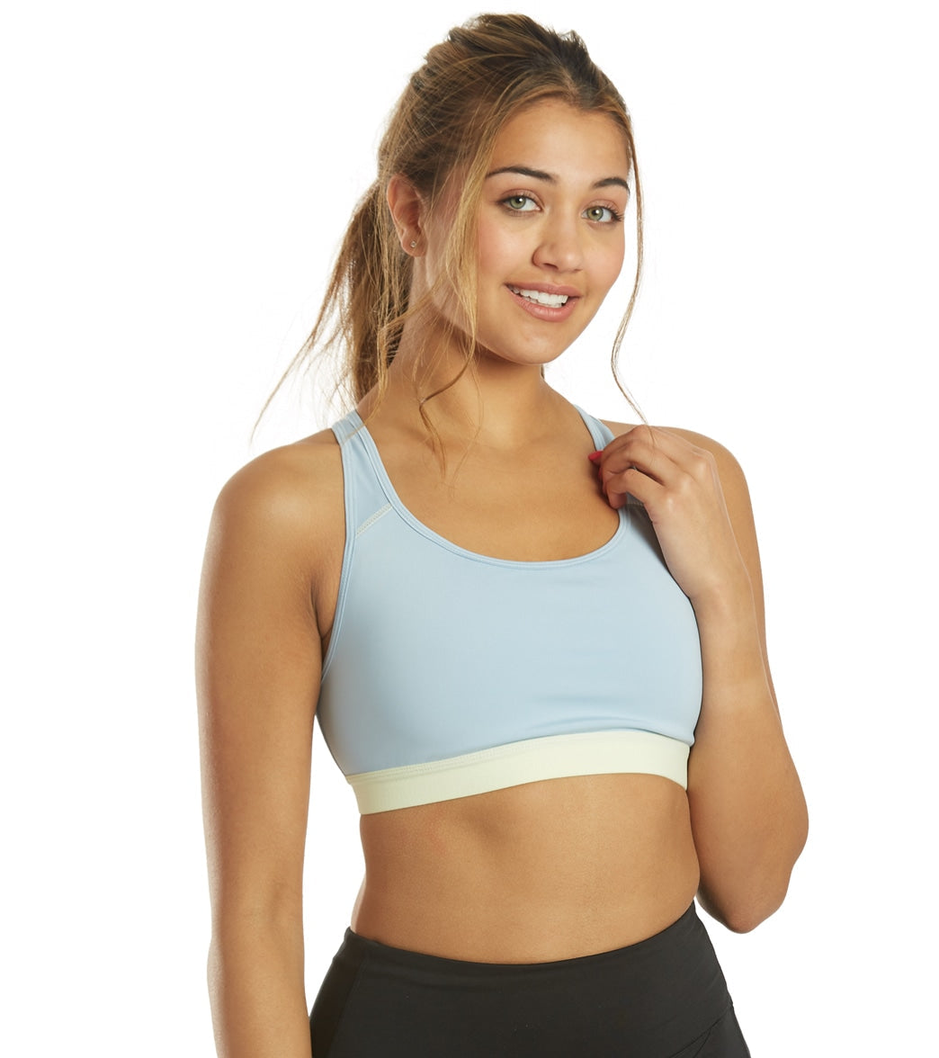 Free People Move Me Yoga Sports Bra Aurora Blue