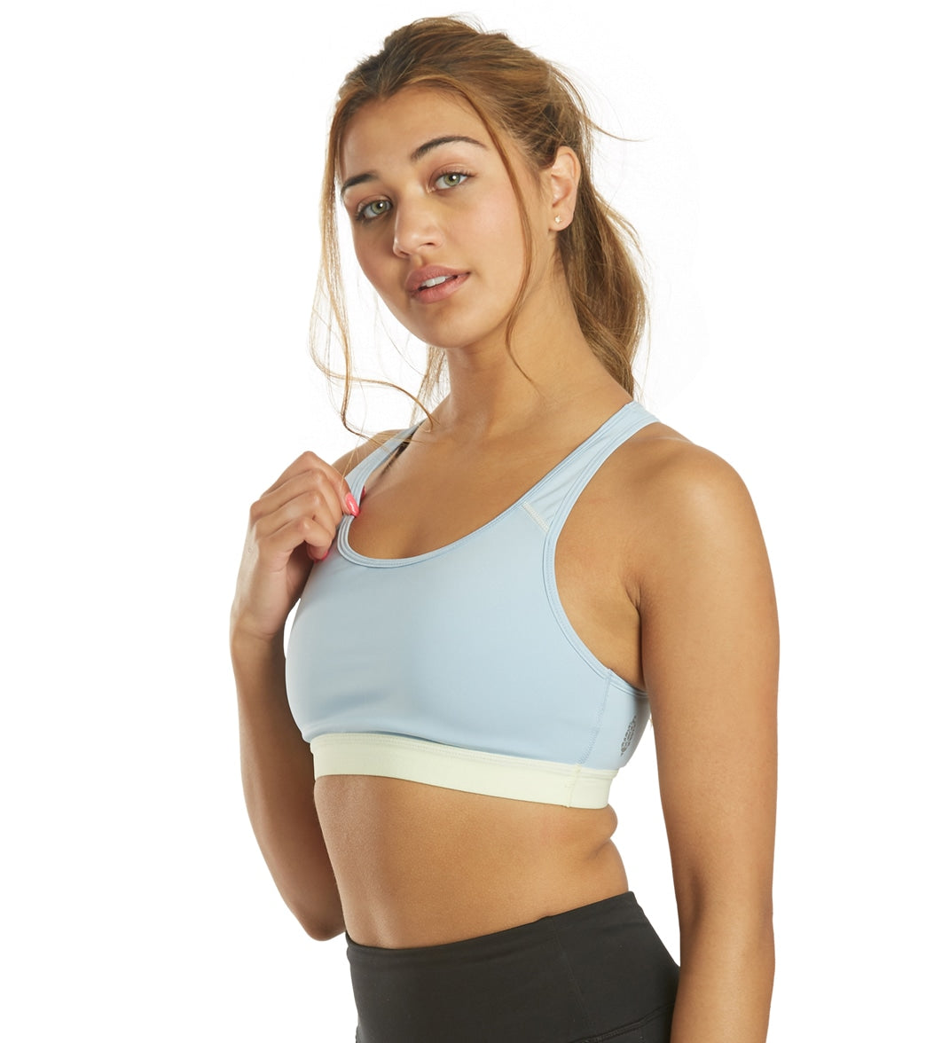 Free People Move Me Yoga Sports Bra Aurora Blue