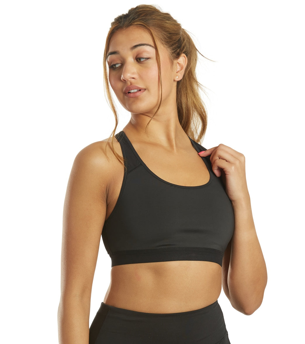 Free People Move Me Yoga Sports Bra Black