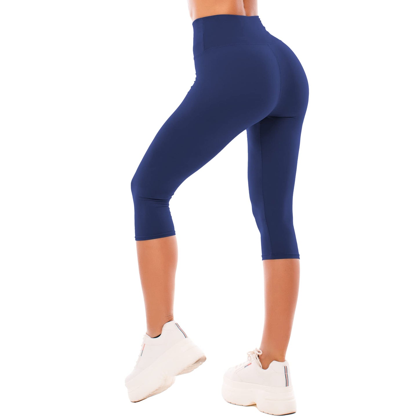 SINOPHANT High Waisted Leggings for Women - Full Length Capri Buttery Soft Yoga Pants for Workout Athletic