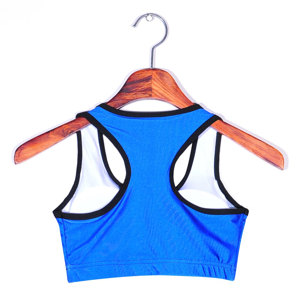 Sister Amy Women's Aerobics Gym Dance Yoga Vest Printed Sports Bra Top Vest