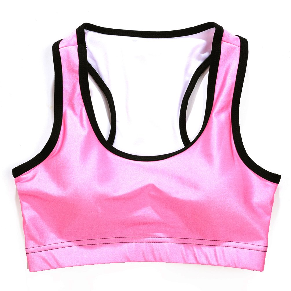 Sister Amy Women's Aerobics Gym Dance Yoga Vest Printed Sports Bra Top Vest