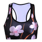 Sister Amy Women's Aerobics Gym Dance Yoga Vest Printed Sports Bra Top Vest