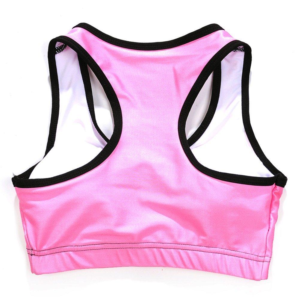 Sister Amy Women's Aerobics Gym Dance Yoga Vest Printed Sports Bra Top Vest