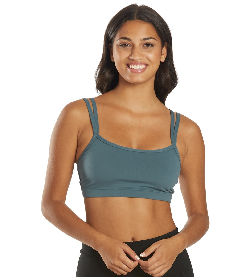 Everyday Yoga Wholesome Solid Sports Bra Eucalyptus Grey