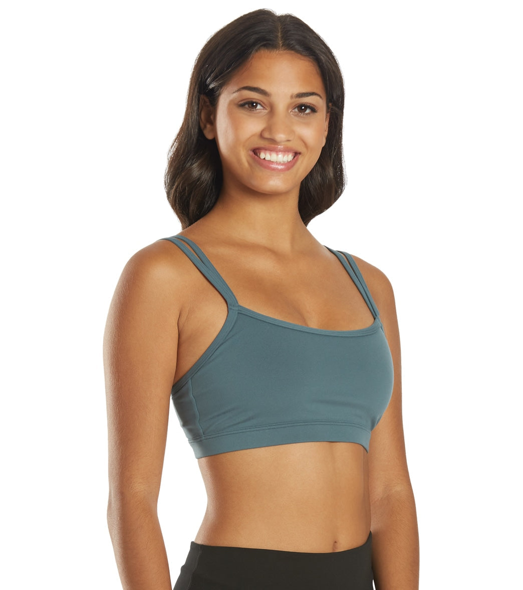 Everyday Yoga Wholesome Solid Sports Bra Eucalyptus Grey