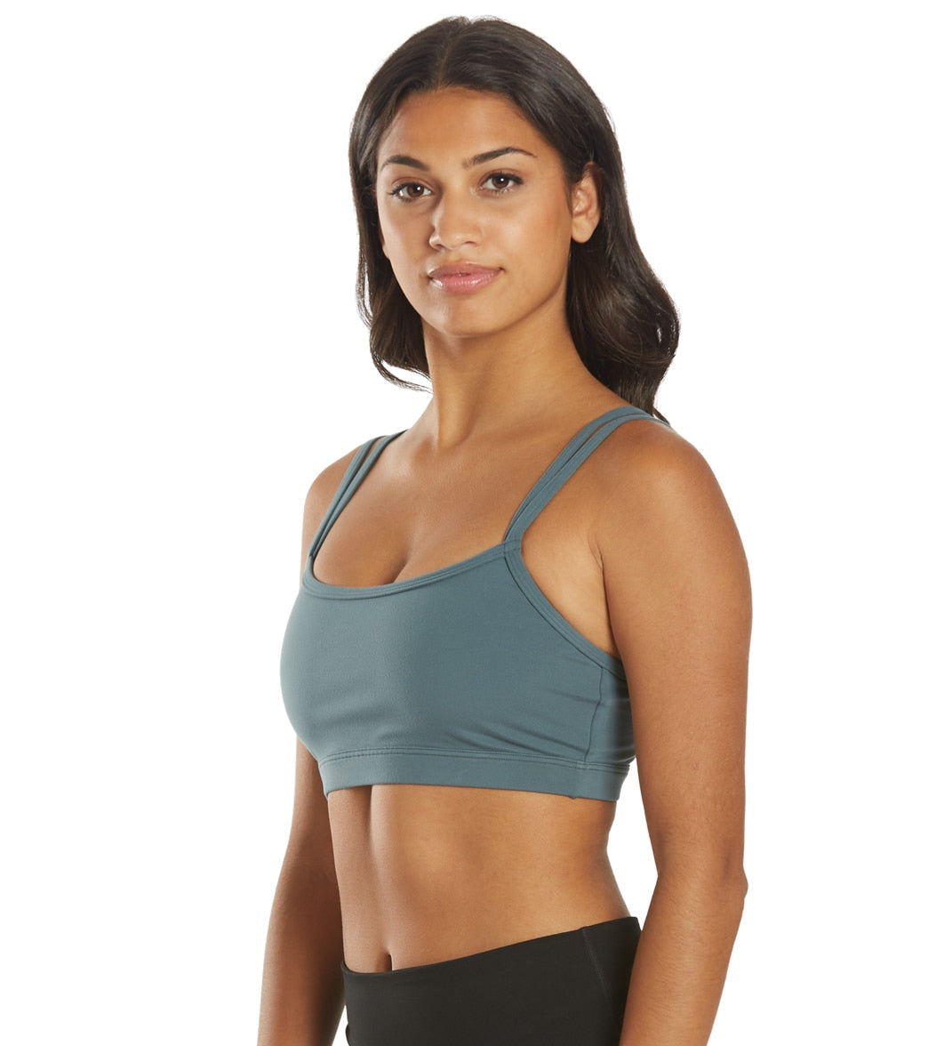 Everyday Yoga Wholesome Solid Sports Bra Eucalyptus Grey