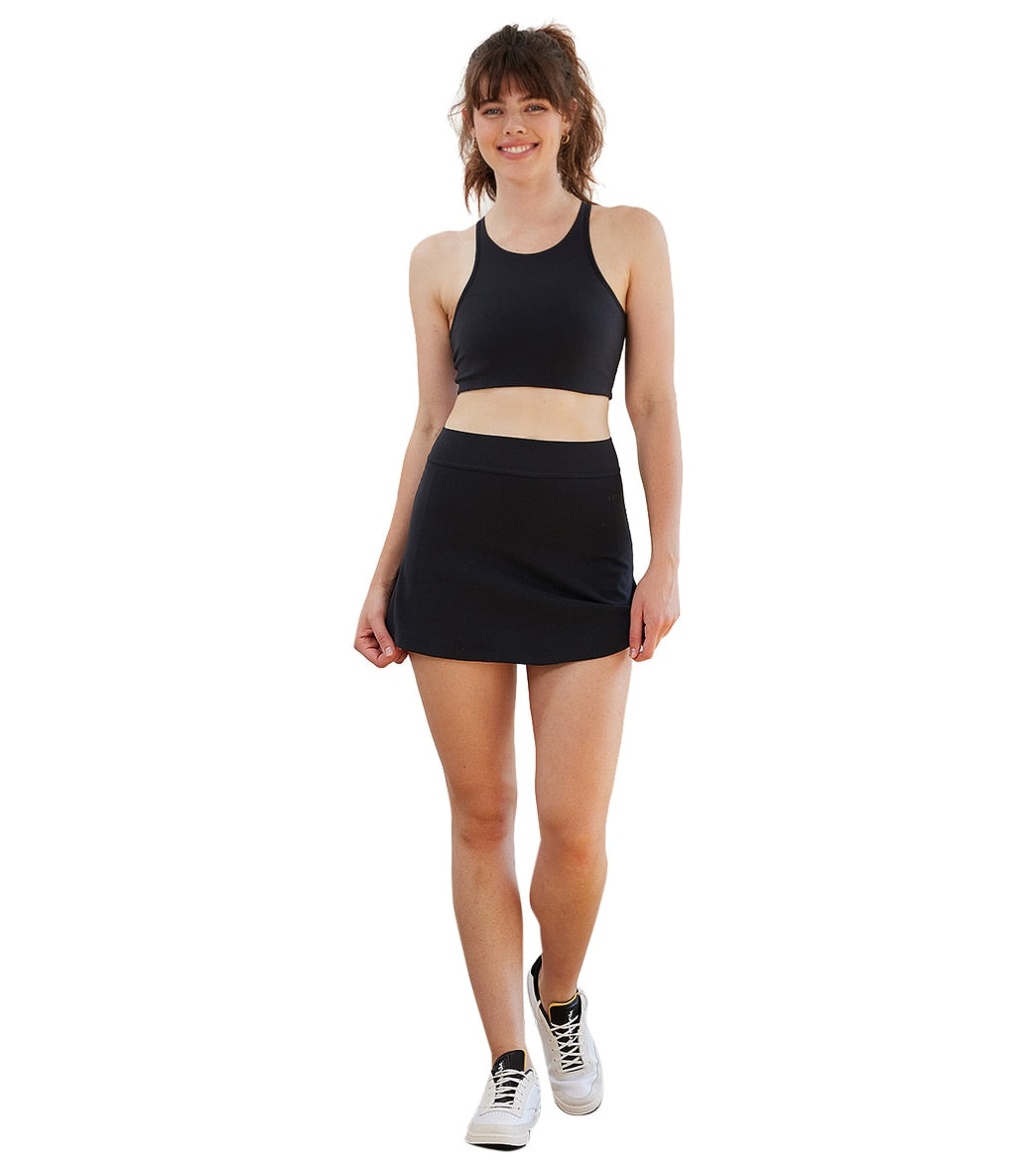 Cream Yoga Evelyn Skort Black