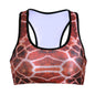 Sister Amy Women's Aerobics Gym Dance Yoga Vest Printed Sports Bra Top Vest