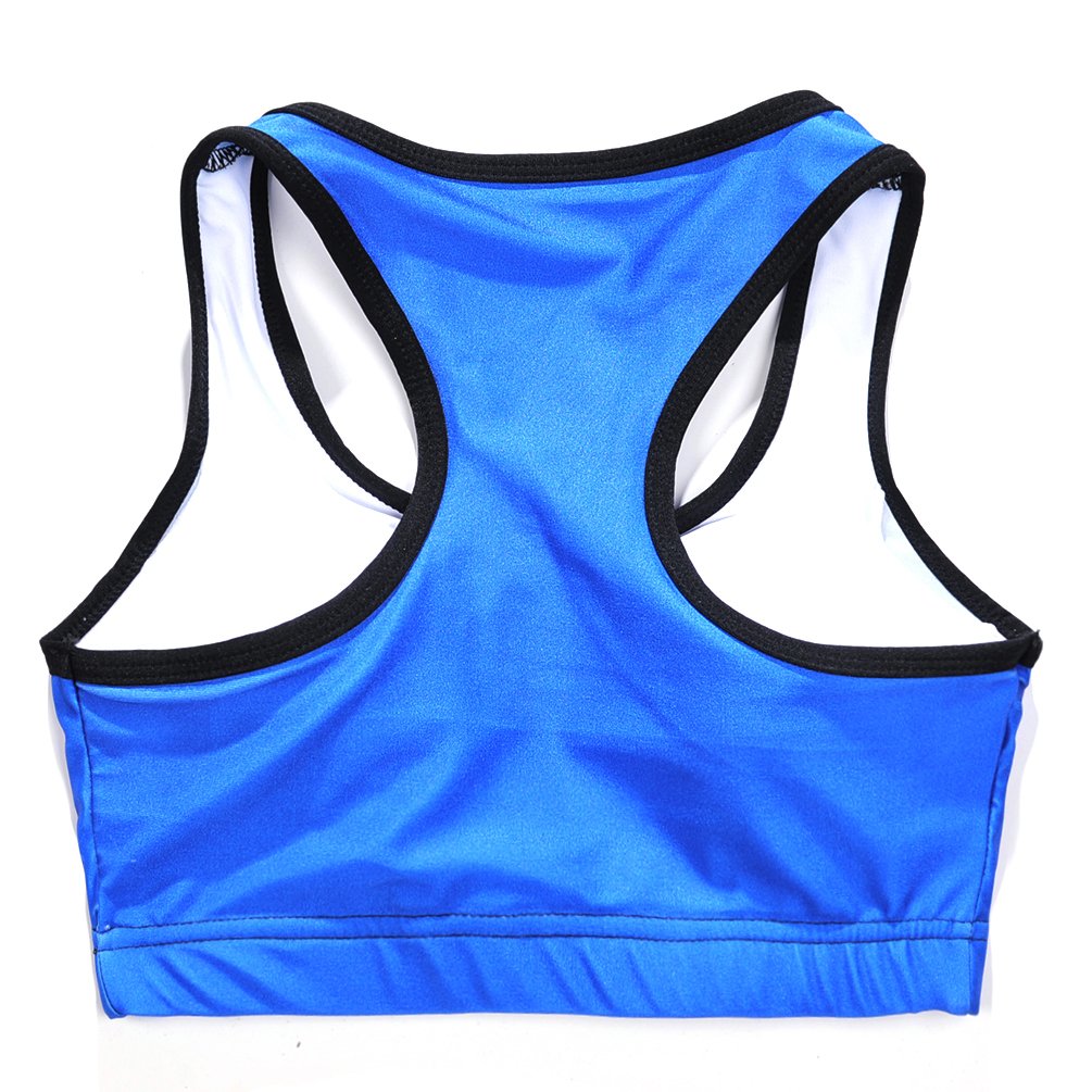 Sister Amy Women's Aerobics Gym Dance Yoga Vest Printed Sports Bra Top Vest