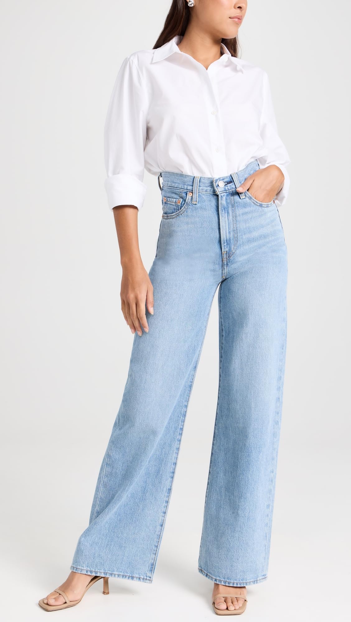 Levi's Women's Ribcage Wide Leg Jeans