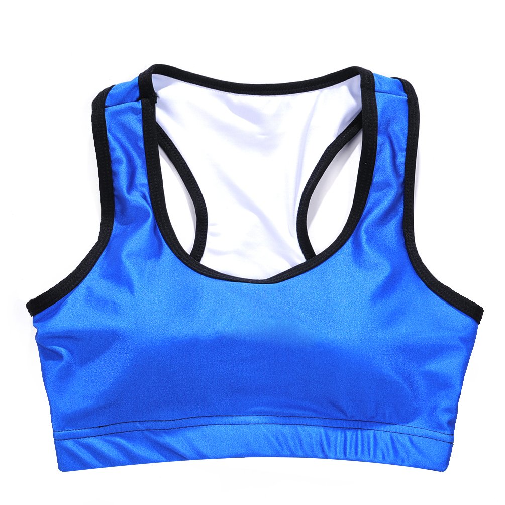 Sister Amy Women's Aerobics Gym Dance Yoga Vest Printed Sports Bra Top Vest