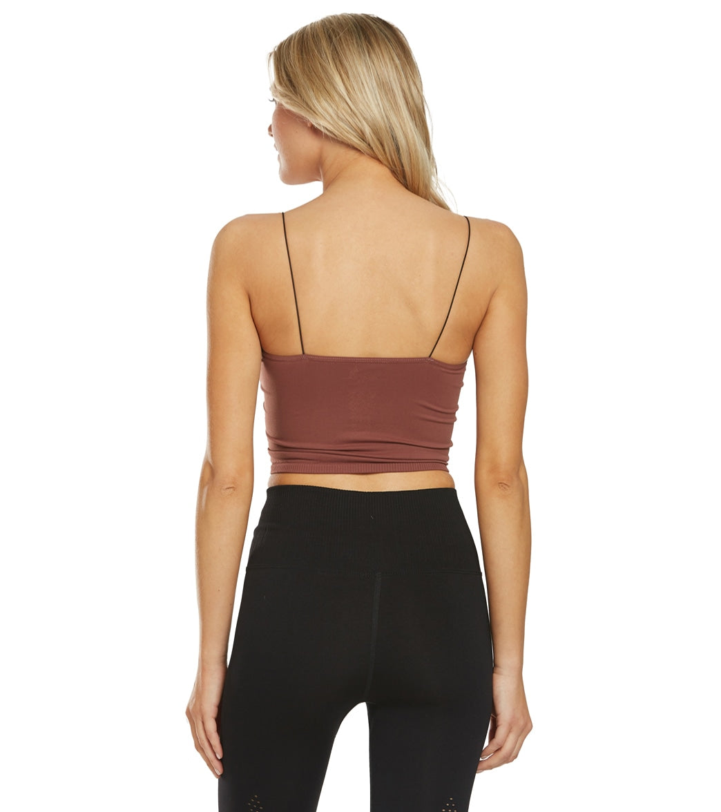 Free People Seamless Skinny Strap Crop Top