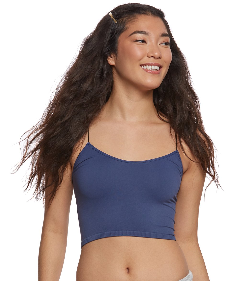 Free People Seamless Skinny Strap Crop Top