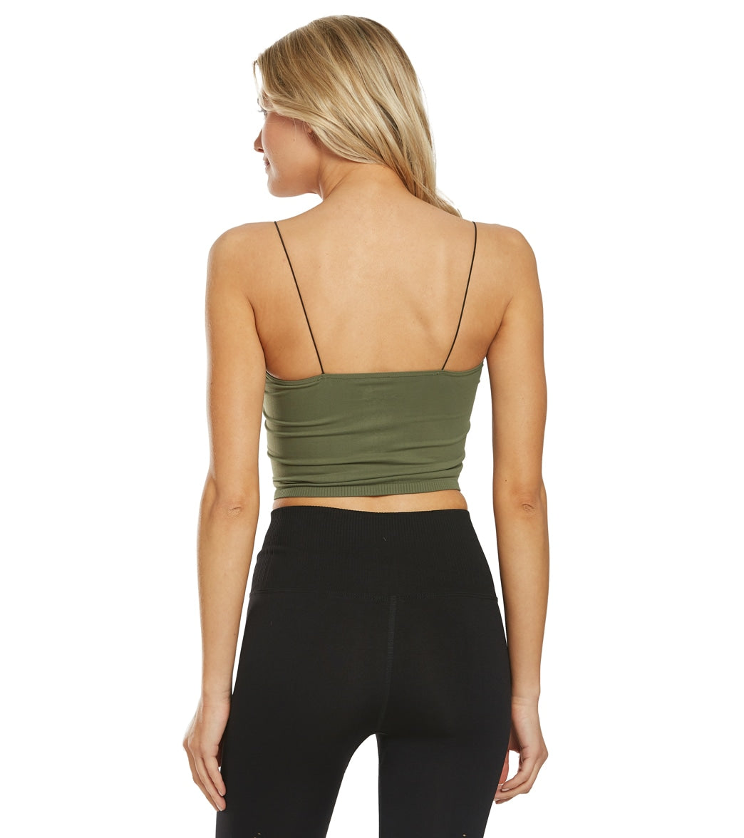 Free People Seamless Skinny Strap Crop Top