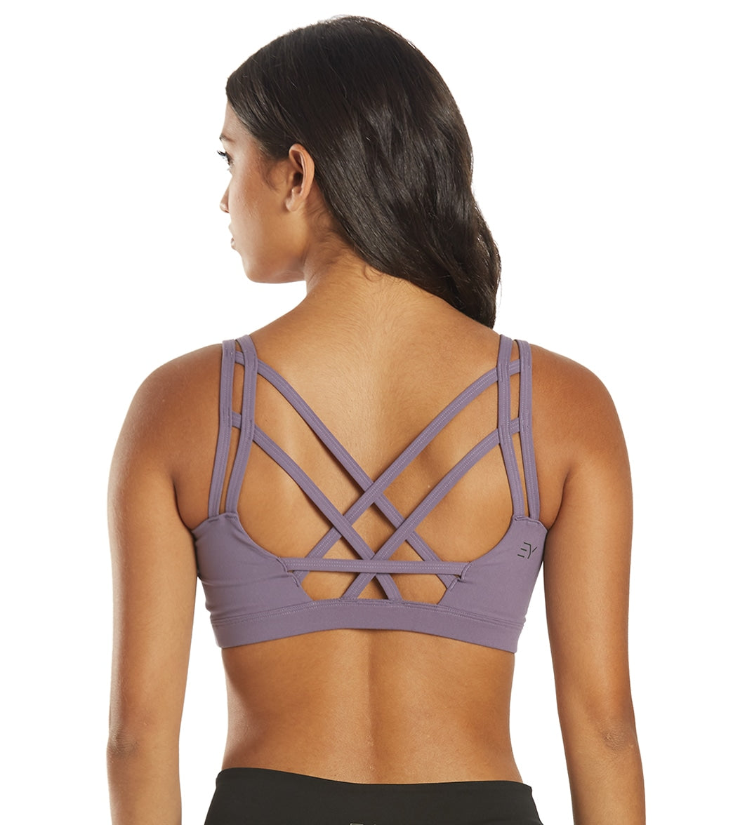 Everyday Yoga Radiant Solid Strappy Back Sports Bra