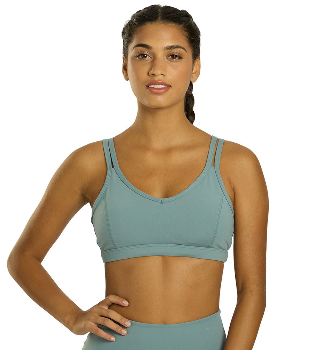 Everyday Yoga Radiant Solid Strappy Back Sports Bra