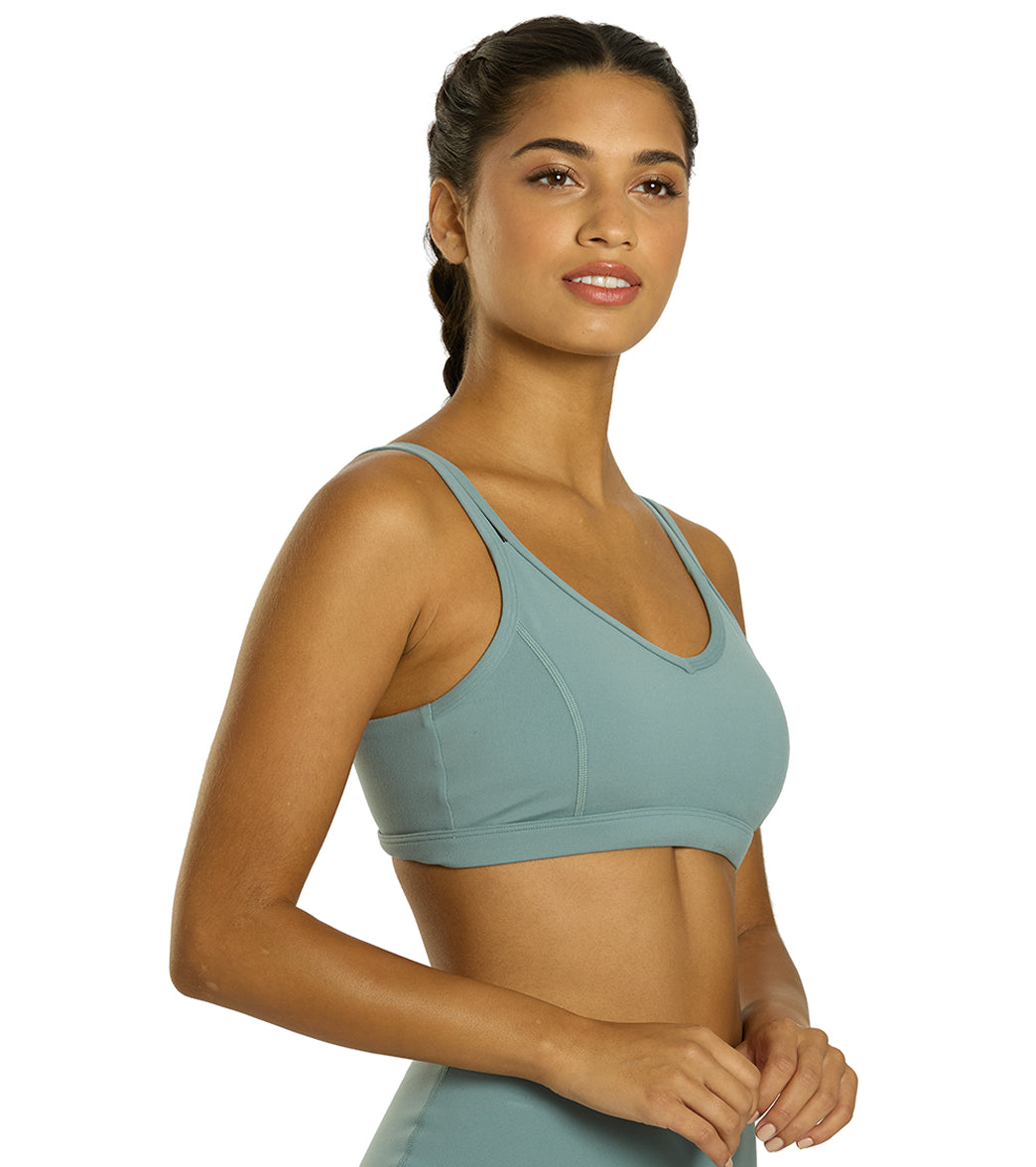 Everyday Yoga Radiant Solid Strappy Back Sports Bra