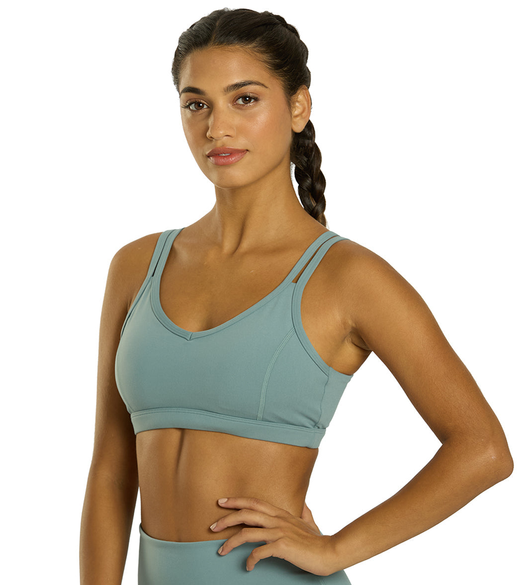 Everyday Yoga Radiant Solid Strappy Back Sports Bra