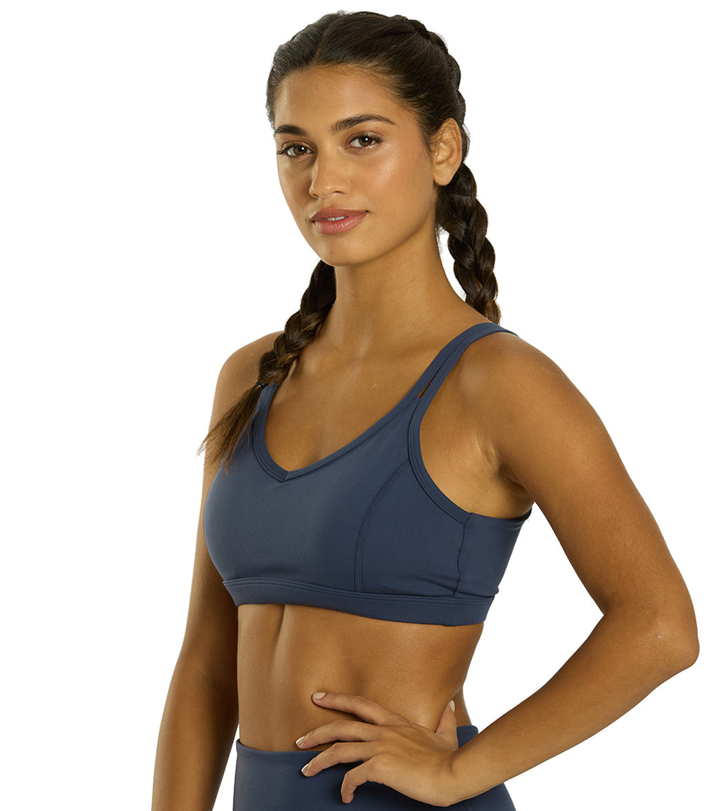 Everyday Yoga Radiant Solid Strappy Back Sports Bra