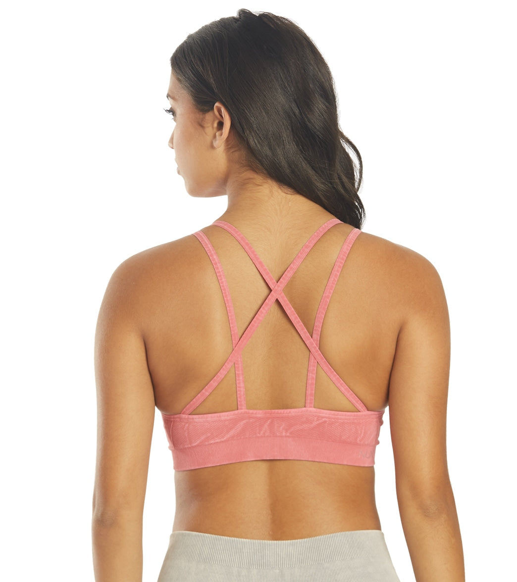 NUX Levitate Seamless Mineral Wash Yoga Sports Bra