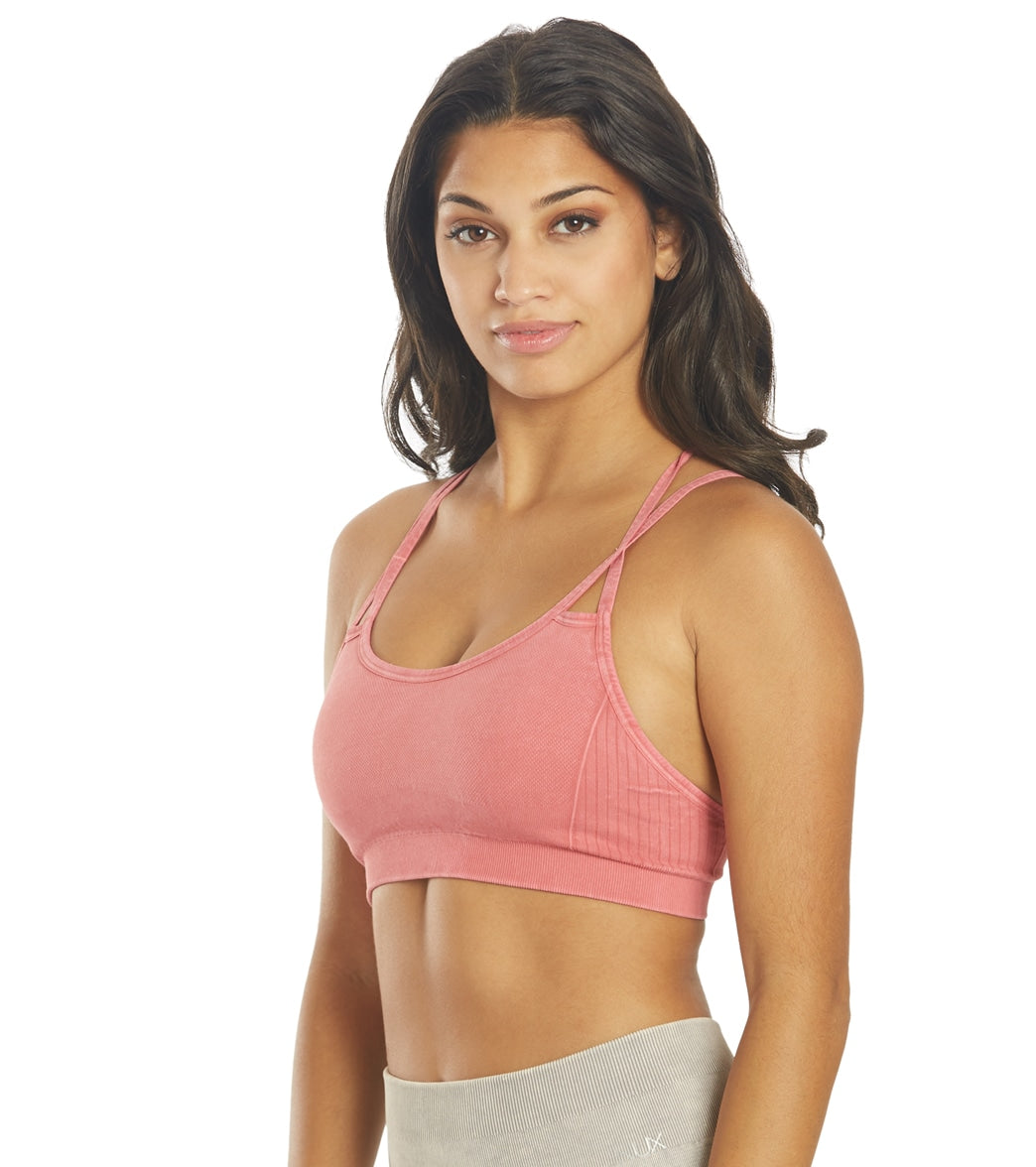 NUX Levitate Seamless Mineral Wash Yoga Sports Bra