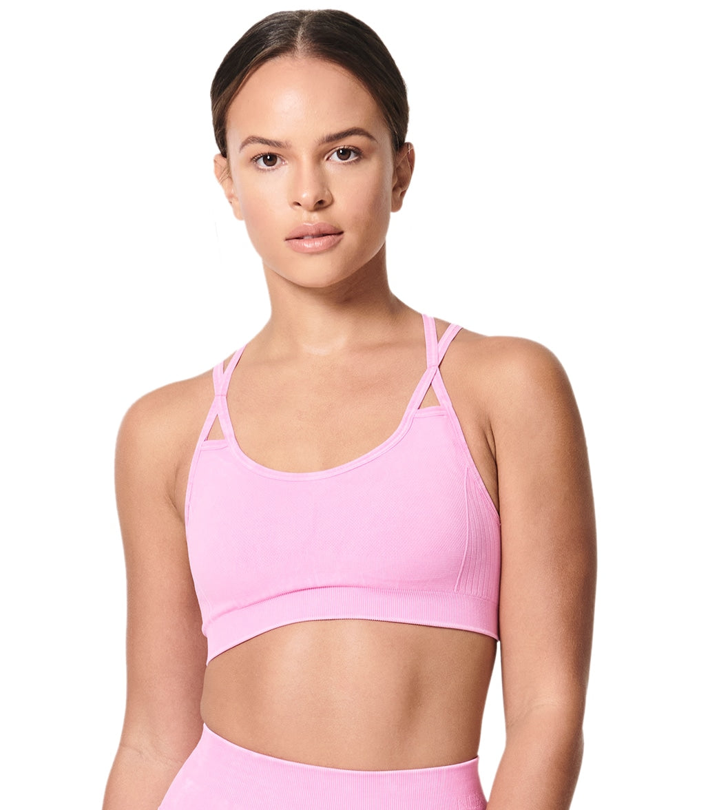 NUX Levitate Seamless Mineral Wash Yoga Sports Bra