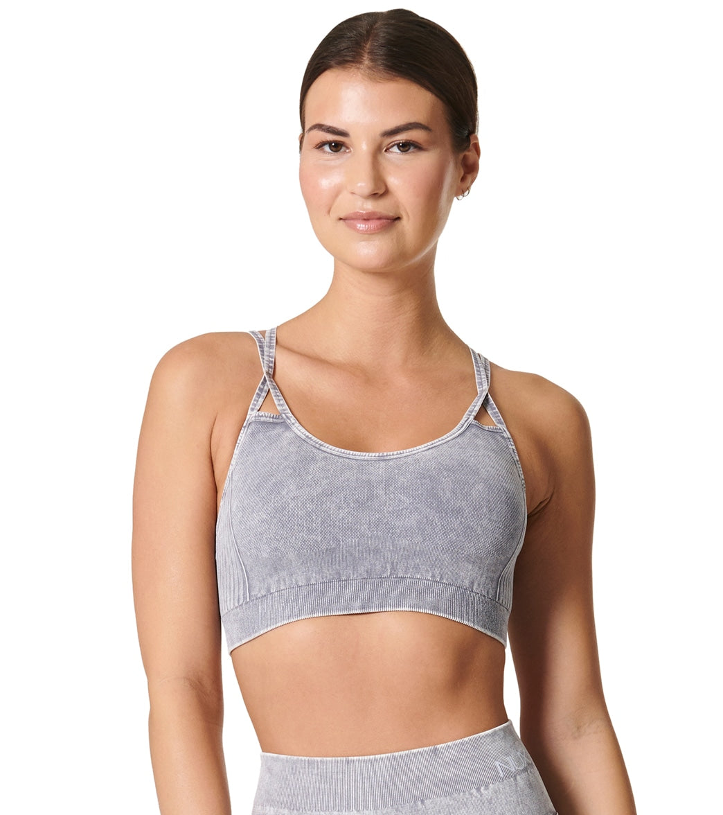 NUX Levitate Seamless Mineral Wash Yoga Sports Bra